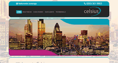 Desktop Screenshot of celsius-solutions.co.uk
